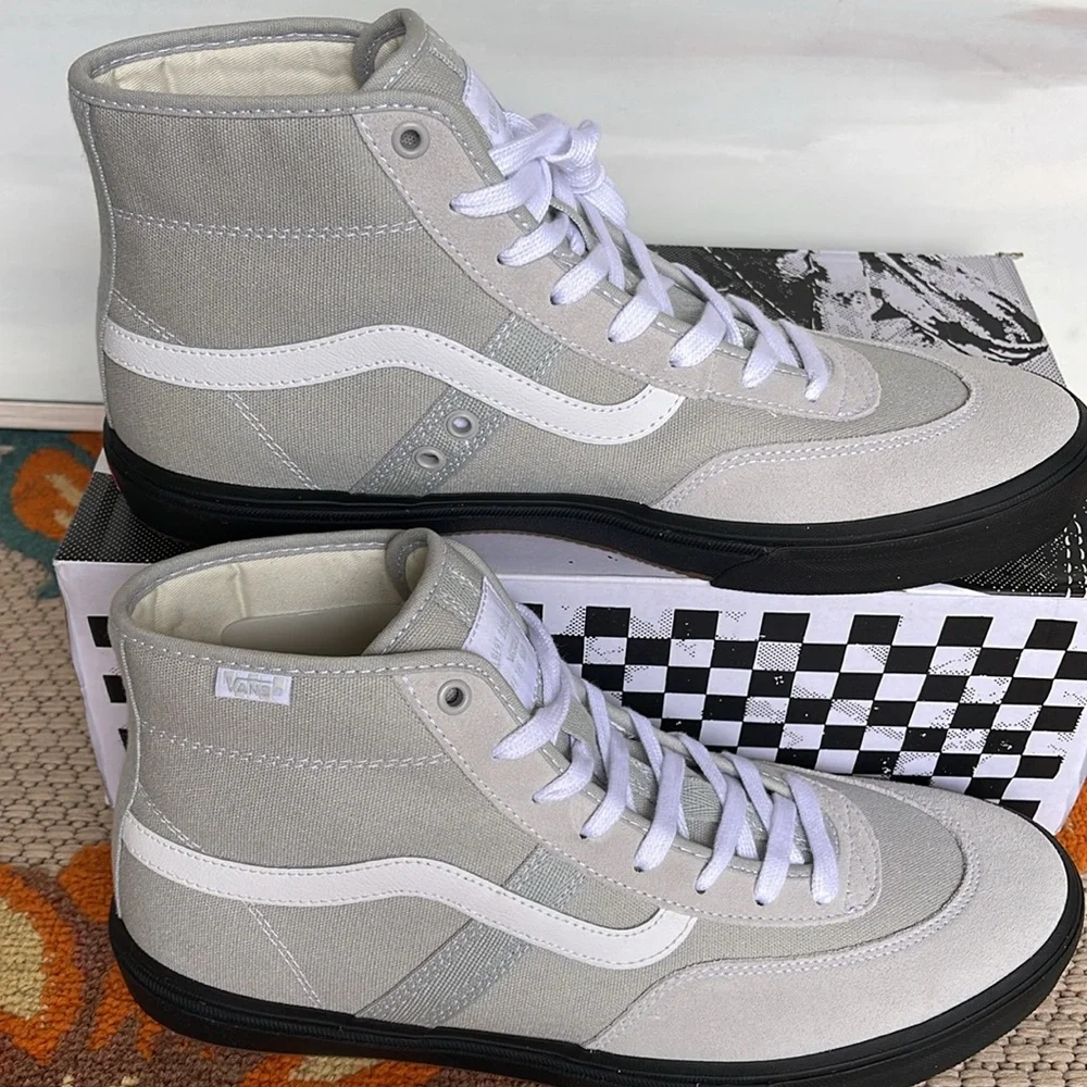 Vans Men’s Crockett High Light Gray/Black VN0A5JIGBH8 Sneakers